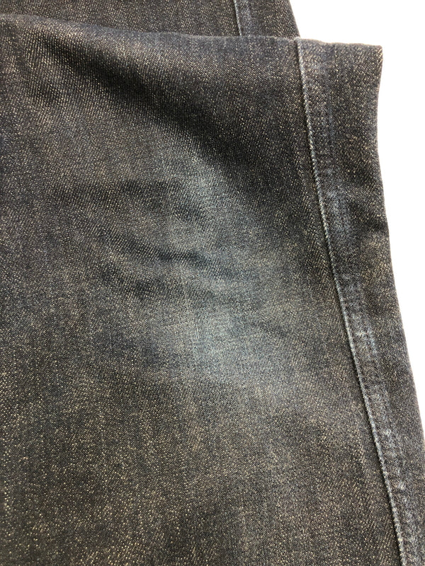 【中古品】【メンズ】 BLUCO ブルコ OL-027 馬革ラベル ボタンフライ デニムパンツ ボトムス (ICH) 156-260906-AS-8-hon サイズ:M カラー:インディゴ 万代Net店