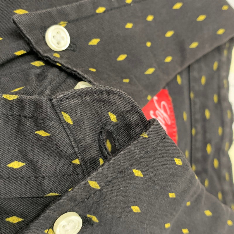 【中古品】【メンズ】 SUPREME シュプリーム 13SS DIAMOND SHIRT ダイヤモンド シャツ トップス 長袖 149-260531-ya-01-izu サイズ:S カラー:BLACK 万代Net店