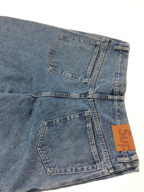 【中古品】【メンズ】 SUPREME シュプリーム 23AW SNAP-OFF BAGGY JEAN スナップ オフ バギー ジーンズ ボトムス 149-260610-rt-21-tagh サイズ:32 カラー:インディゴ 万代Net店