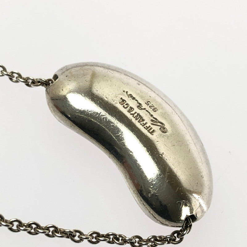 【中古品】【レディース】 TIFFANY&CO ティファニー SV925 BEAN DESIGN PENDANT NECKLACE ビーン デザイン ペンダント ネックレス アクセサリー 182-260701-na-17-tagh カラー:シルバー 万代Net店