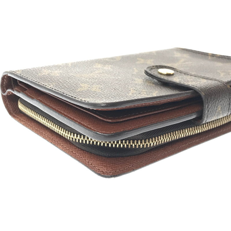 【中古品】【メンズ】 LOUIS VUITTON ルイヴィトン モノグラム ポルトパピエ ジップ M61207 二つ折り財布 179-260613-na-11-tagh カラー:モノグラム 万代Net店