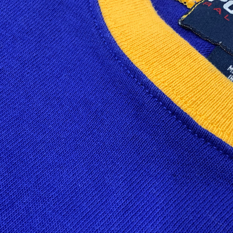 【中古品】【メンズ】 POLO SPORT ポロスポーツ #67 FOOTBALL SHIRT フットボール シャツ トップス 長袖 146-260612-ya-01-izu サイズ:XXL カラー:ブルー 万代Net店
