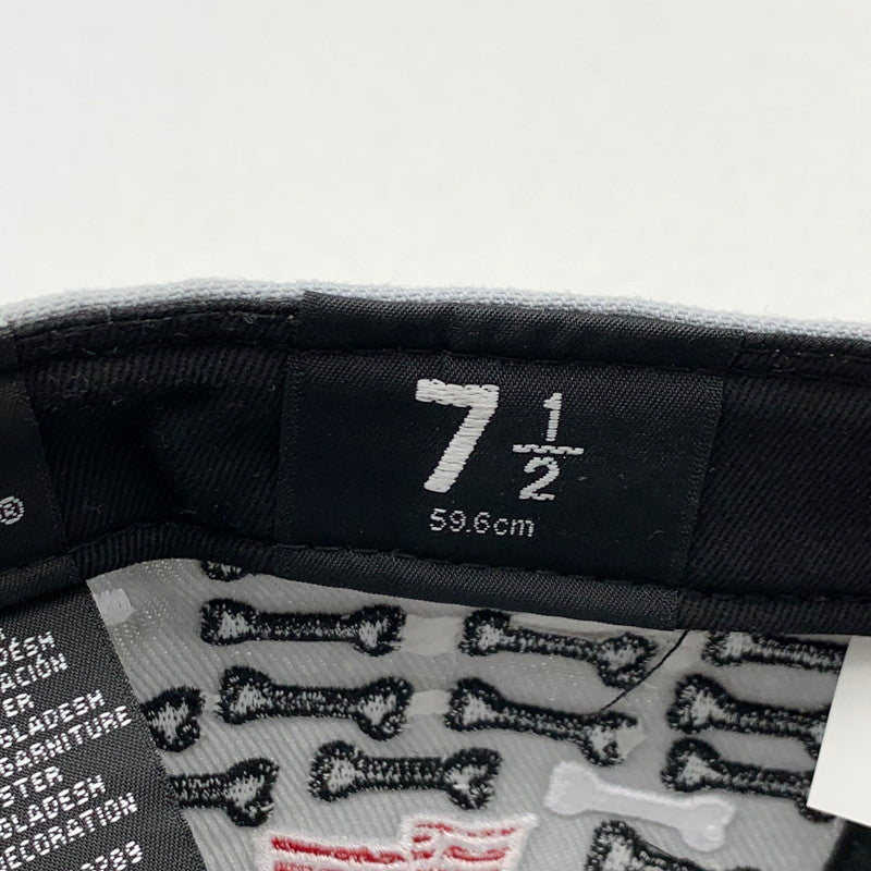 【中古品】【メンズ】 SUPREME×NEW ERA BONES BOX LOGO CAP シュプリーム×ニューエラ ボックスロゴキャップ ブランド 帽子 キャップ 149-260606-gm-19-fuz サイズ:59.6 カラー:グレー 万代Net店