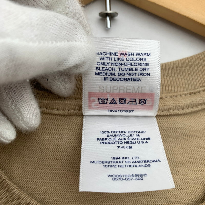 【中古品】【メンズ】 SUPREME シュプリーム 23AW NBA YOUNGBOY TEE ヤングボーイ Tシャツ BEIGE SIZE:M ※ほつれ有 149-260719-io-58-fuzh 万代Net店