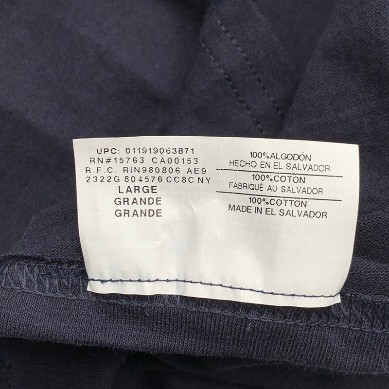 【中古品】【メンズ】 CHAMPION チャンピオン 長袖Tシャツ カットソー ロンT 目付き ブランド 古着 (fuz) 150-260606-gm-09-oto サイズ:L カラー:ネイビー 万代Net店