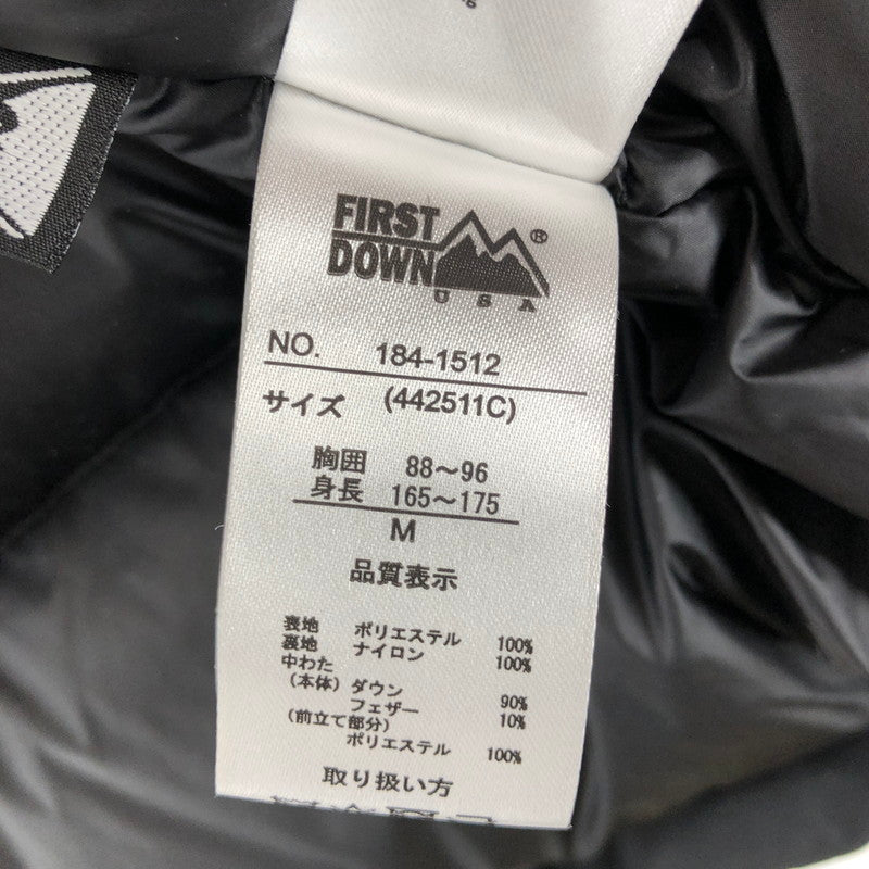 【中古美品】【メンズ】 FIRST DOWN 184-1512 ファーストダウン ダウンジャケット 144-260317-ts-05-oto サイズ:不明 カラー:ブラック 万代Net店