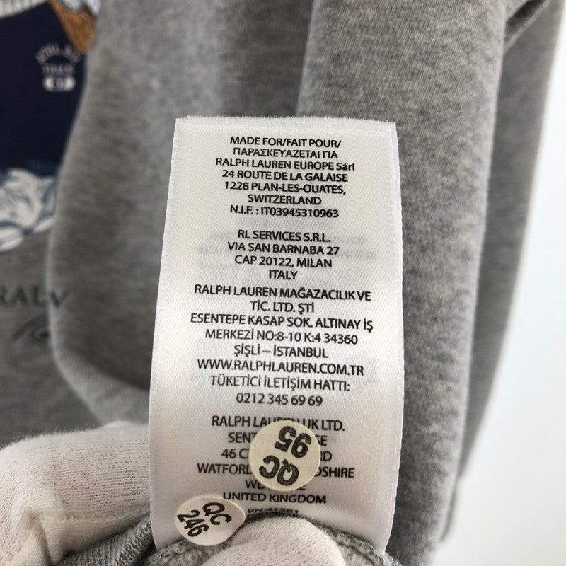 【中古美品】【メンズ】 POLO RALPH LAUREN Poloベアフリース スウェットシャツ ポロラルフローレン 145-260324-ts-10-otoh サイズ:M カラー:ヘザーグレー 万代Net店