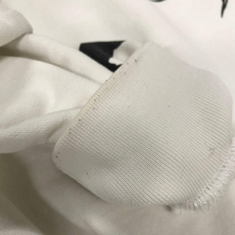 【中古品】【メンズ】 VETEMENTS ヴェトモン Black Label Logo Hoodie ブラック レーベル ロゴ フーディー カラーWhite サイズS 141-260716-ky-02-fuz 万代Net店