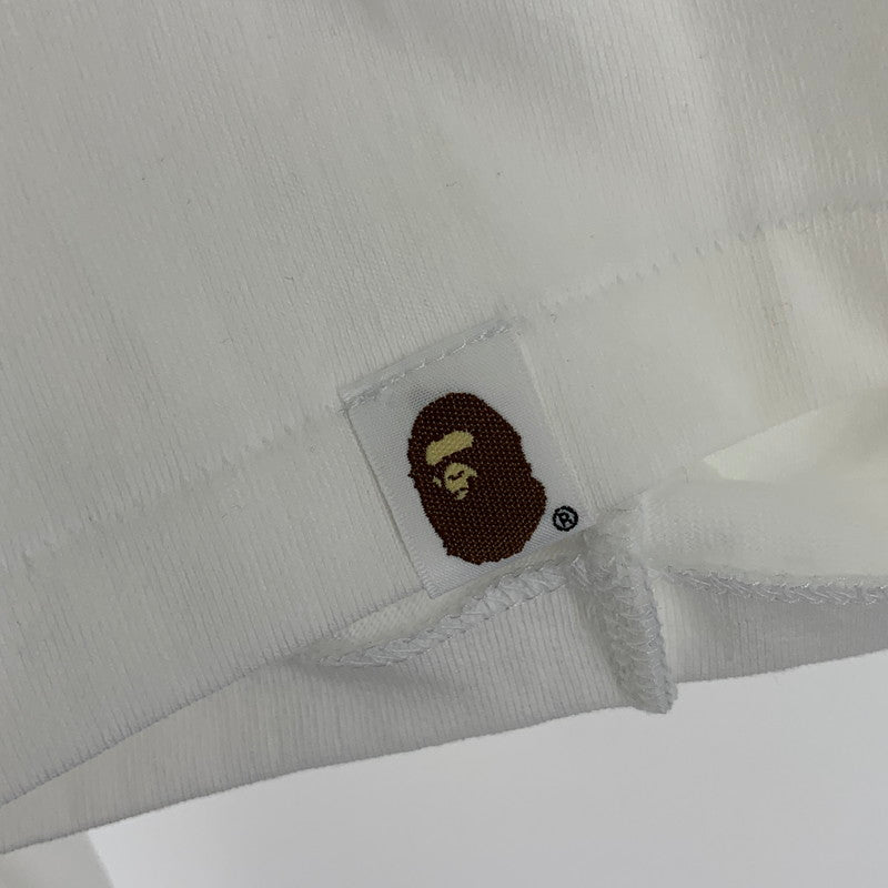 【中古品】【メンズ】 A BATHING APE ア ベイシング エイプ 1K72110146 JAPANESE PEONY TEE "WHITE" 和柄 半袖 Tシャツ トップス 古着 142-250904-mh-07-fuz サイズ:XL カラー:ホワイト 万代Net店