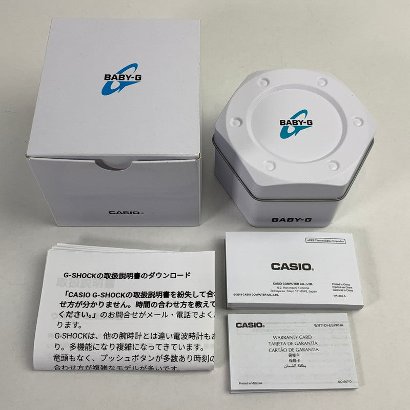 【中古美品】【レディース】 BABY-G ベビーG BG‐169R‐3 腕時計 時計 ブルー ケース付属 おしゃれ かわいい 196-260206-io-23-fuz 万代Net店