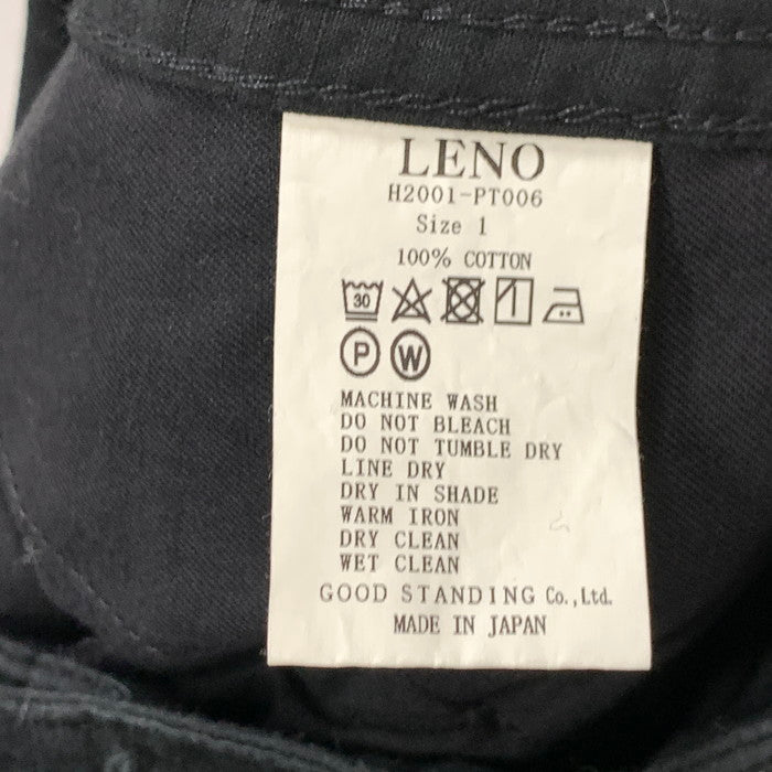 【中古品】【メンズ】 LENO H2001-PT006 カーゴパンツ ボトムス ブランド 古着 151-250405-gm-09-fuz サイズ:1 カラー:ブラック 万代Net店
