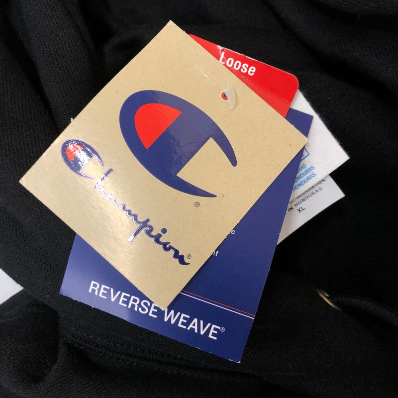 【中古品】【メンズ】 チャンピオン REVERSE WEAVE PULLOVER HOODIE リバース ウィーブ プルオーバー フーディー トップス パーカー 148-250804-ts-06-tei サイズ:XL カラー:ブラック 万代Net店