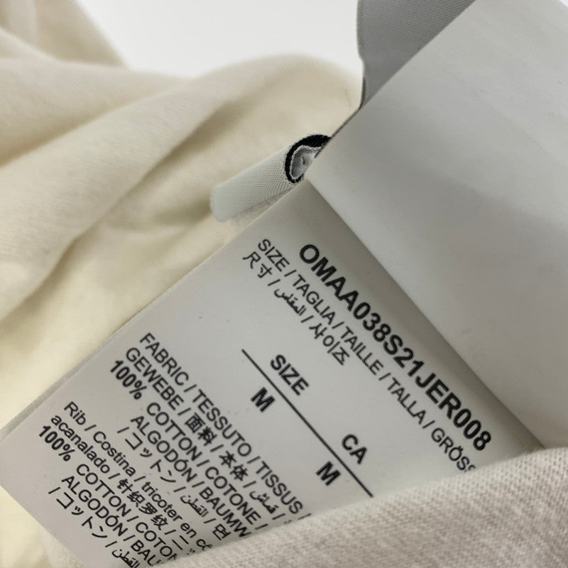 【ジャンク品】【メンズ】 OFF WHITE オフホワイト 21SS テックマーカー オーバーサイズ Tシャツ TECH MARKER S/S OVER TEE ※状態悪い (fuz) 141-250518-nm-10-kit サイズ:M カラー:ホワイト 万代Net店