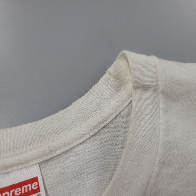 【中古品】【メンズ】 Supreme シュプリーム MODEL TEE モデル Tシャツ 半袖 トップス 149-250920-as-03-izu サイズ:M カラー:ホワイト 万代Net店