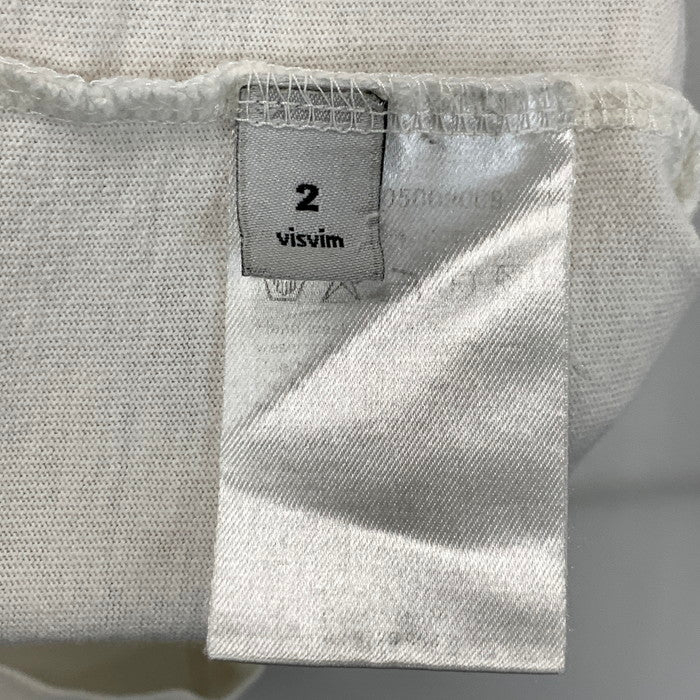 【中古品】【メンズ】 VISVIM ビズビム 0118105009006 SUBLIG CREW 3-PACK S/S HW(WIDE) 半袖Tシャツ カットソー トップス ブランド 古着 142-250525-gm-20-fuz サイズ:2 カラー:ホワイト 万代Net店