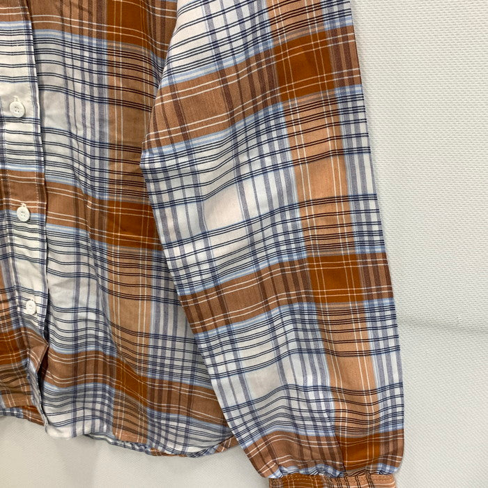 【中古品】【メンズ】 リーバイス 70s 長袖シャツ トップス ブランド 古着 145-250803-gm-09-fuz サイズ:不明 カラー:オレンジ チェック 万代Net店