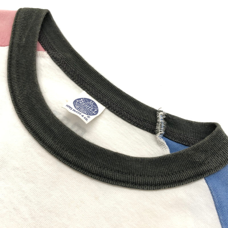 【中古品】【メンズ】 TOYS McCOY トイズマッコイ 7分袖シャツ Tシャツ トップス 145-250522-hn-05-fur サイズ:M カラー:マルチカラー 万代Net店