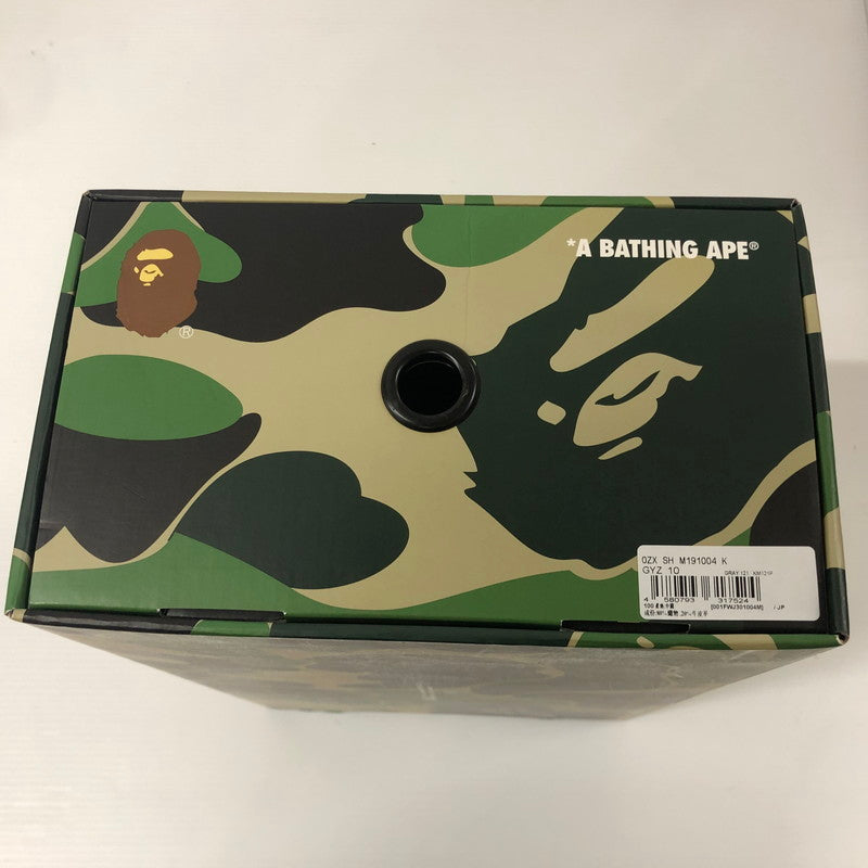 【中古品】【メンズ】 A BATHING APE アベイシングエイプ A BATHING APE HONEYCOMB CAMO ZIP ROAD STA スニーカー 靴 162-240916-rk-18-tei サイズ:28cm カラー:グレー 万代Net店