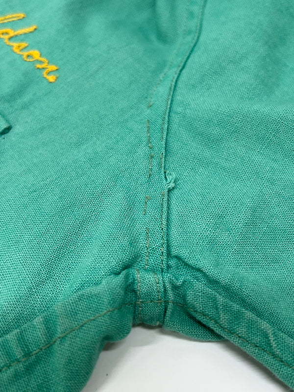 【中古品】【メンズ】 VINTAGE ヴィンテージ 50S GIM HULLEY HOT ROD LINEN WORK SHIRT リネンワークシャツ 七分丈シャツ ロングスリーブ 146-260919-YS-10-hon サイズ:下記参照 カラー:グリーン 万代Net店