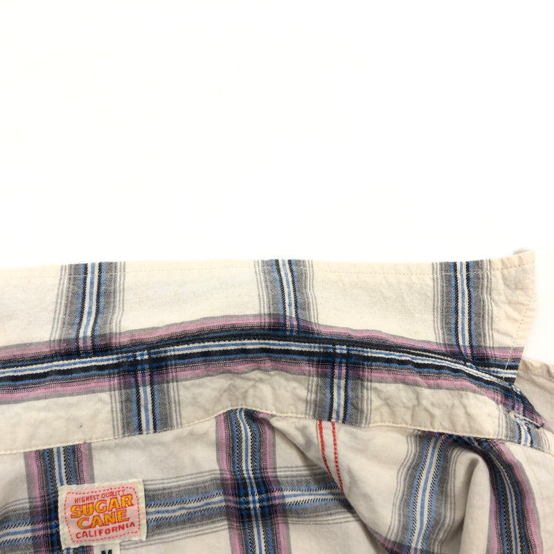 【中古品】【メンズ】 SUGAR CANE シュガーケーン CHECK WESTERN S/S SHIRT SC33413 チェック ウエスタン 半袖シャツ カジュアルシャツ トップス 145-260727-hn-09-fur サイズ:M カラー:マルチカラー 万代Net店