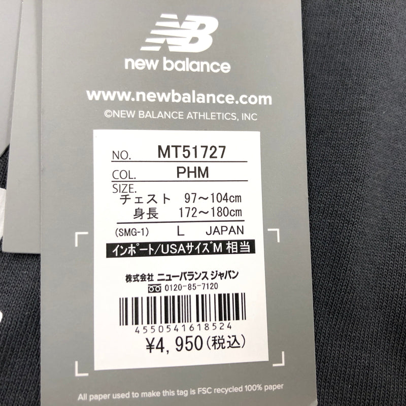 【中古美品】【メンズ】 NEW BALANCE ニューバランス 大谷翔平 MEMORIES SHORT SLEEVE T SHIRT MT51727 半袖Tシャツ トップス 148-261022-hn-01-fur サイズ:M(日本サイズ L) カラー:チャコール系 万代Net店