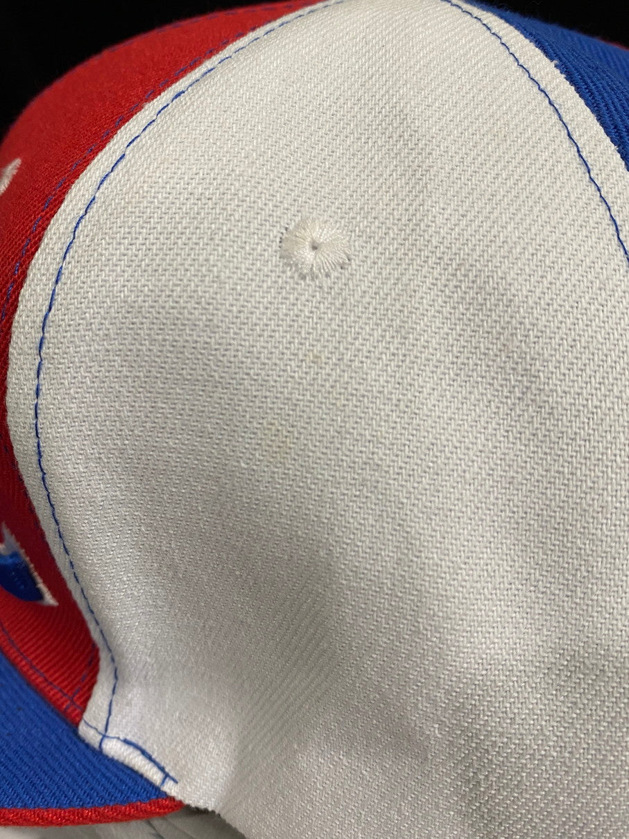 【中古品】【メンズ/レディース】 ACUSA アクサ 6PANEL CAP 6パネル キャップ 帽子 185-251023-jt-01-min カラー:ブルー/レッド/ホワイト 万代Net店