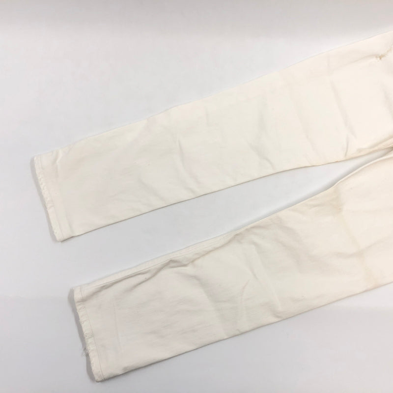 【中古品】【メンズ】 AKM エーケーエム × LEE リー DISTRESSED SKINNY DENIM E054-2704 ディストレスド スキニーデニム デニムパンツ ボトムス 151-260729-hn-03-fur サイズ:XL カラー:ホワイト 万代Net店