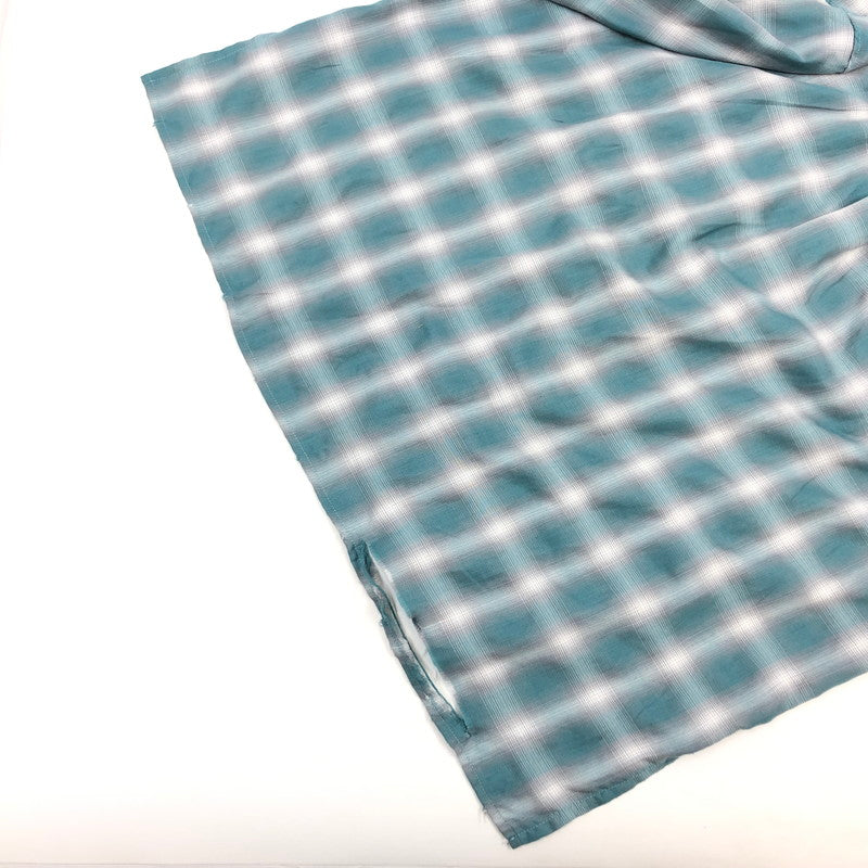 【中古品】【メンズ】 OPENING オープニング OMBRE CHECK DISTRESSED S/S SHIRT OPA230408 オンブレ チェック ディストレスド 半袖シャツ カジュアルシャツ トップス 142-260514-hn-02-fur サイズ:M カラー:ブルー系 万代Net店