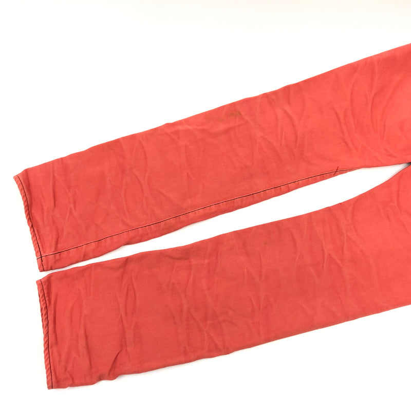 【現状渡し品】【メンズ】 DEETA ディーティーエー DOUGLAS PANTS DTA-001 ダグラス デニムパンツ ボトムス 151-260801-hn-02-fur サイズ:30 カラー:レッド系 万代Net店