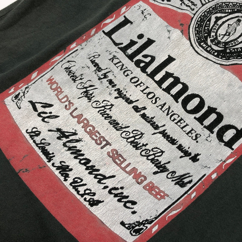 【現状渡し品】【メンズ】 LIL ALMOND リルアーモンド FRONT PRINT S/S TEE フロントプリント 半袖Tシャツ トップス 146-260805-hn-04-fur サイズ:S カラー:オリーブ系 万代Net店