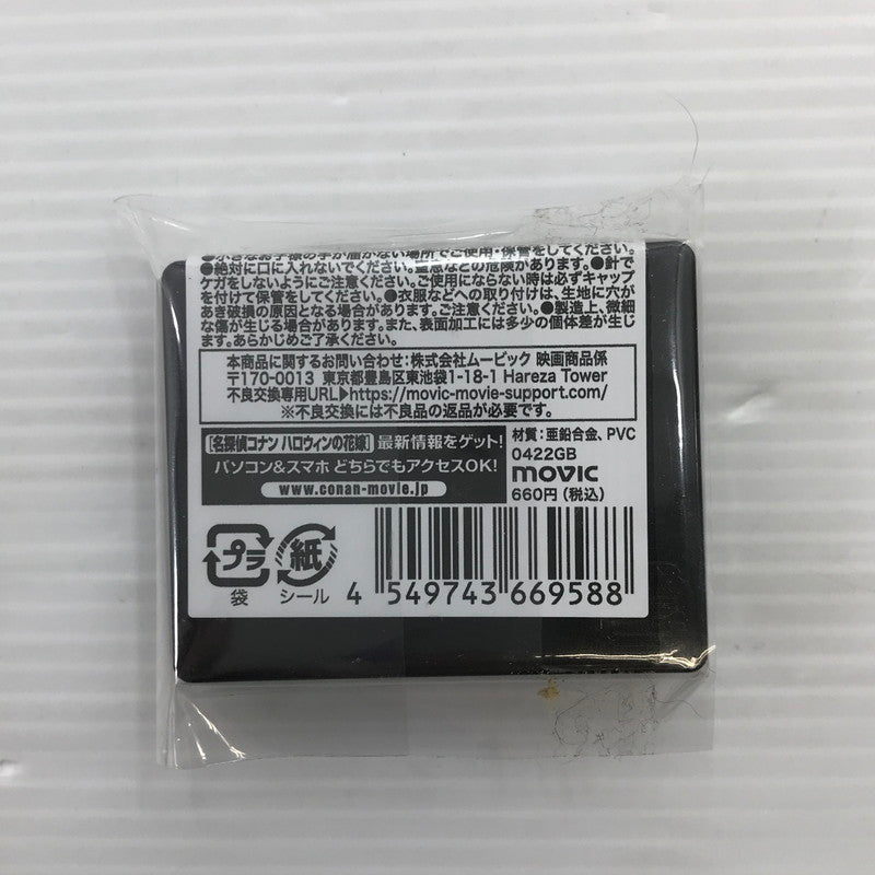 【中古美品】 ロゴ エンブレム風ピンバッジ 「劇場版 名探偵コナン ハロウィンの花嫁」 052-260522-yk-11-tag 万代Net店