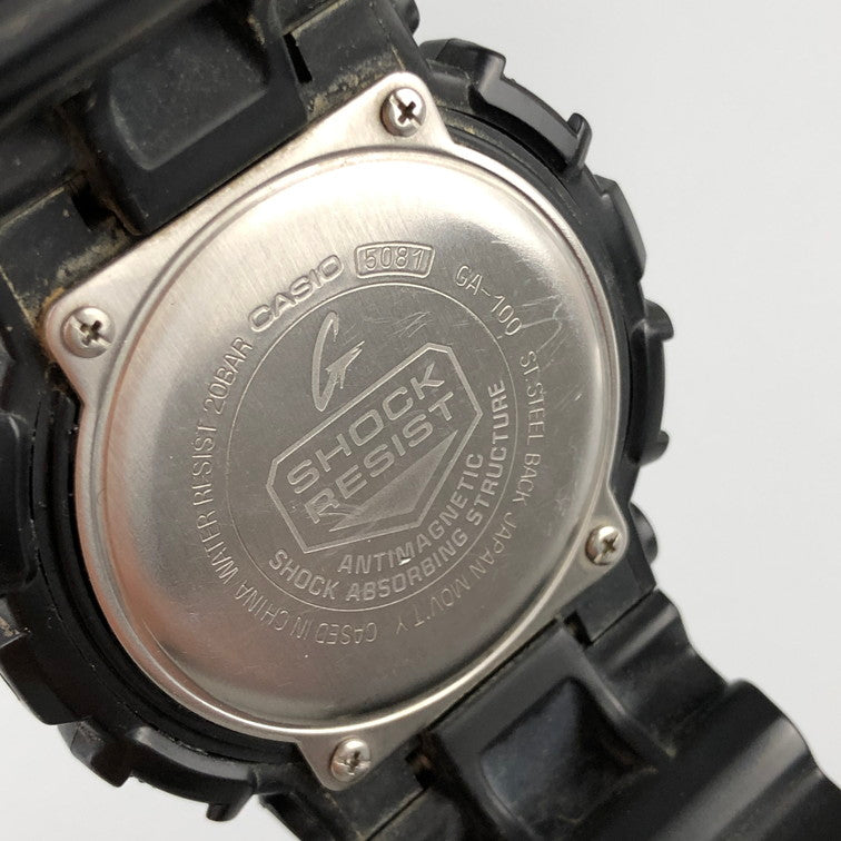 【中古品】【メンズ】 CASIO カシオ G-SHOCK GA-100-1A1JF 腕時計 196-250807-SY-04-iwa 万代Net店