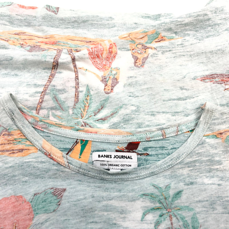 【現状渡し品】【メンズ】 BANKS JOURNAL バンクスジャーナル 半袖Tシャツ トップス 141-251211-hn-01-fur サイズ:L カラー:マルチカラー 万代Net店