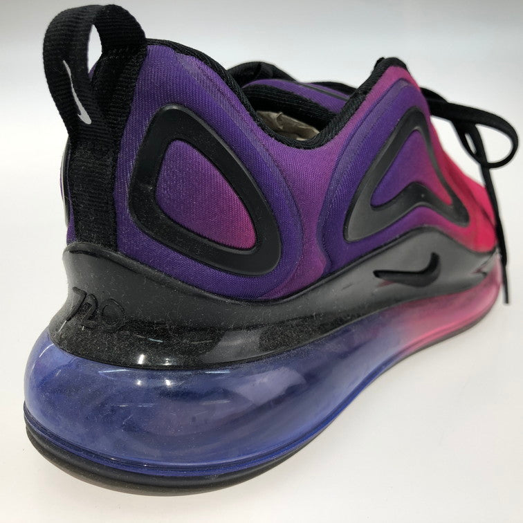 【中古品】【レディース】 NIKE ナイキ AR9293-500 WOMEN’S AIR MAX 720 SUNSET 靴 スニーカー 箱無し 160-250913-NS-01-iwa サイズ:24cm カラー:PINK PURPLE BLACK 万代Net店