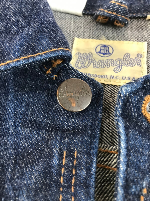 【中古品】【メンズ】 Wrangler ラングラー BLUE BELL ブルーベル DENIM JACKET E 4001 日本製 1ST復刻 デニム ジャケット Gジャン 146-251031-rt-18-tag サイズ:S カラー:インディゴ 万代Net店