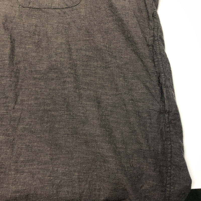 【中古品】【メンズ】 GOLD ゴールド 21AW VAT DYE CHAMBRAY BAND COLLAR L/S SHIRT GL28663 ヴァット ダイ シャンブレー バンドカラー ロングスリーブシャツ トップス 145-260821-SH-08-hon サイズ:L カラー:ブラック 万代Net店