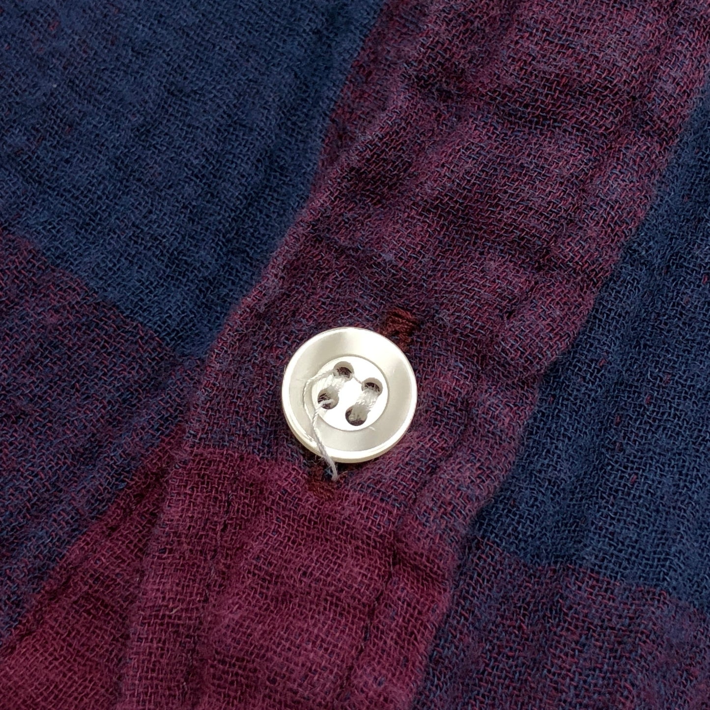 【ジャンク品】【メンズ】 GOWEST ゴーウエスト チェックシャツ カジュアルシャツ 半袖 トップス 145-251102-hn-09-fur サイズ:1 カラー:レッド/ネイビー系 万代Net店