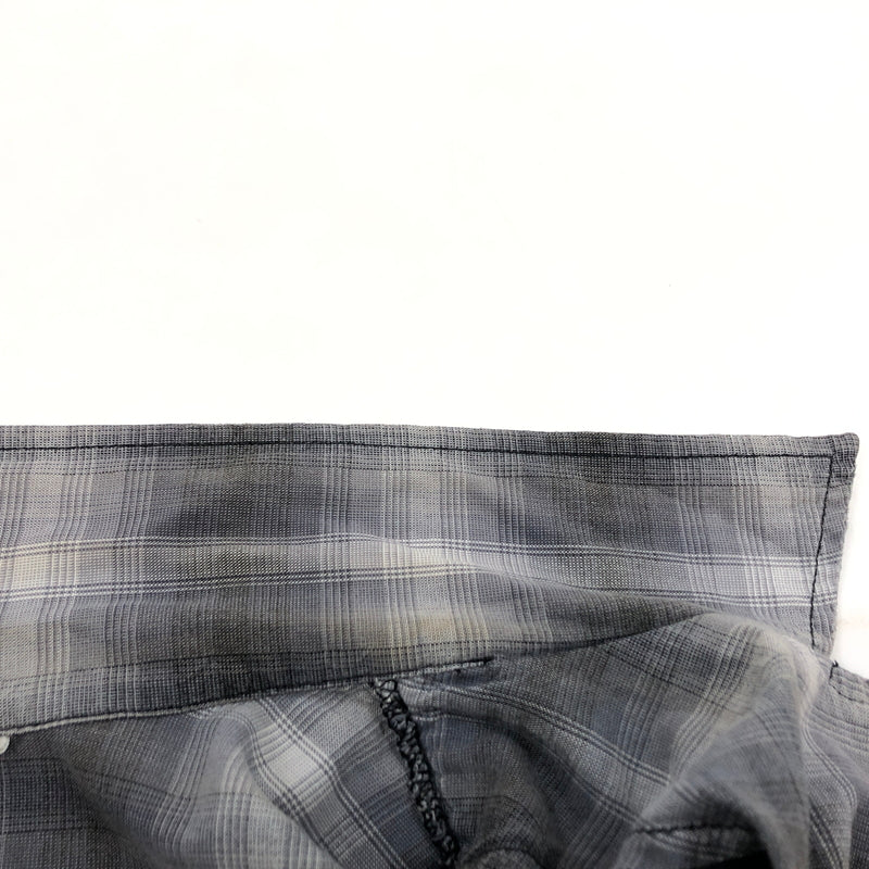 【中古品】【メンズ】 LEVI'S リーバイス DRY GOODS 90S OMBRE CHECK SHIRT ドライグッズ オンブレチェックシャツ 半袖 トップス 146-260613-hn-01-fur サイズ:XL カラー:グレー系 万代Net店