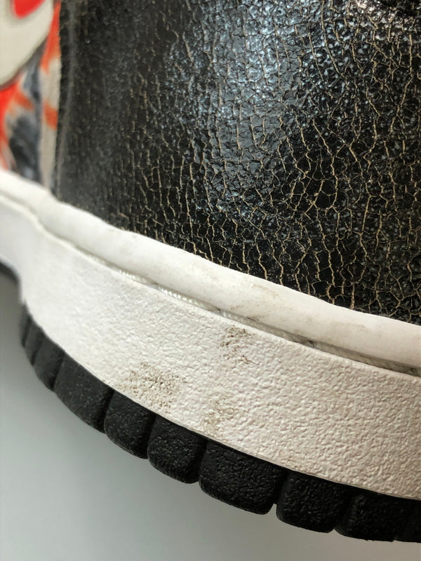 【中古品】【メンズ】 NIKE ナイキ × HUF ハフ DUNK HIGH PRO SB HUF 2004 305050-102 ダンク ハイ プロ エスビー ハフ スニーカー 靴 160-260516-jt-04-min サイズ:US 9 27.0cm カラー:ブラック/レッド 万代Net店