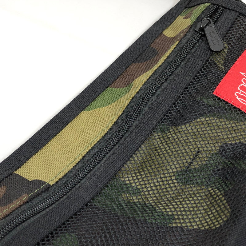 【中古美品】【メンズ/レディース】 Manhattan Portage マンハッタンポーテージ 1603-MESH-19 アーバンメッシュカジュアルメッセンジャーバッグ ショルダーバッグ カバン 189-260316-hn-06-fur カラー:カモフラージュ/ブラック 万代Net店