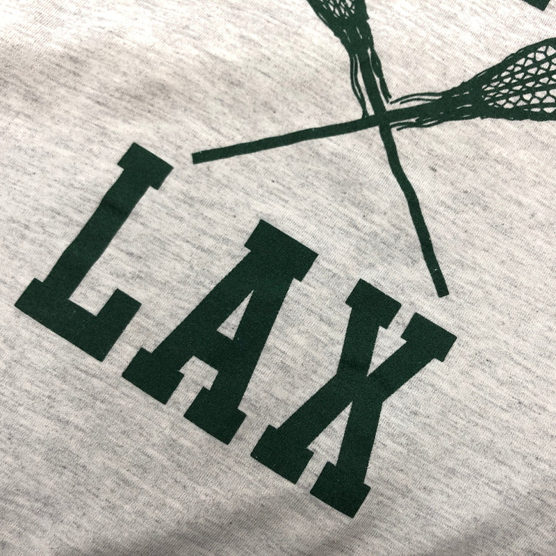【中古品】【メンズ】 RUSSELL ラッセル 90S "C.W. POST LAX" S/S TEE 袖シングル 半袖Tシャツ トップス 146-260829-hn-07-fur サイズ:XL カラー:グレー 万代Net店