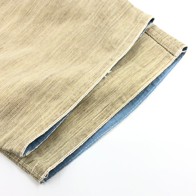 【中古品】【メンズ】 SUGAR CANE シュガーケーン BUTTON FLY HALF PANT 砂糖黍 ボタンフライ ハーフパンツ デニムパンツ ボトムス 156-260615-hn-14-fur サイズ:32 カラー:ベージュ系 万代Net店