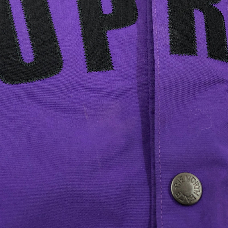 【中古品】【メンズ】 SUPREME シュプリーム × THE NORTH FACE ザ・ノースフェイス ARC LOGO MOUNTAIN PARKA NP11901I アーチロゴ マウンテンパーカー ジャケット アウター 149-260617-hn-01-fur サイズ:M カラー:パープル/ブラック 万代Net店