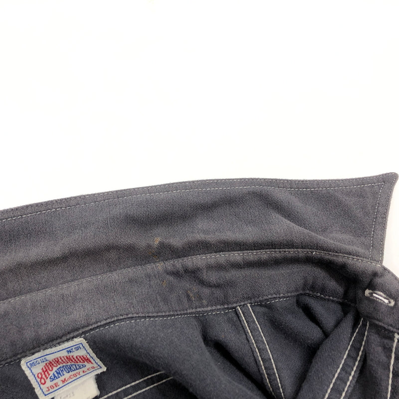【中古品】【メンズ】 JOE MCCOY ジョーマッコイ 8HOUR UNION SANFORIZED L/S SHIRT エイトアワーユニオン サンフォライズド 長袖シャツ トップス 146-260615-hn-10-fur サイズ:15 カラー:グレー 万代Net店