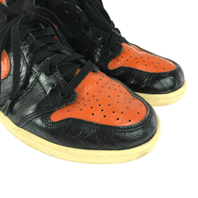 【中古品】【メンズ】 NIKE ナイキ AIR JORDAN 1 RETRO HIGH OG 555088-028 エアジョーダン 1 レトロ ハイ オリジナル スニーカー 靴 160-241217-yk-10-tag サイズ:27.5cm/US9.5 カラー:"SHATTERED BACKBOARD 3.0"BLACK/STARFISH-PALE 万代Net店