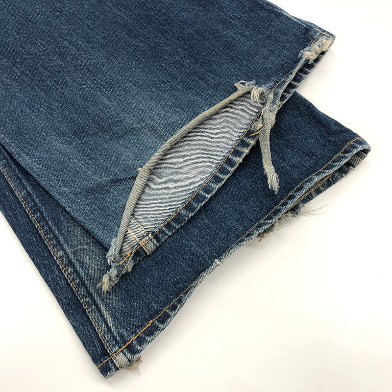 【現状渡し品】【メンズ】 BLUE BLUE ブルーブルー PP6 フレアデニムパンツ ボトムス 156-250312-hn-06-fur サイズ:W30 L32 カラー:インディゴ 万代Net店