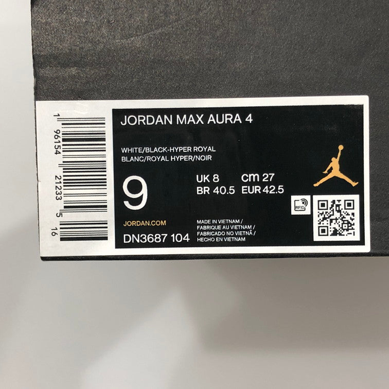 【未使用品】 DN3687-104/AIR JORDAN MAX AURA 4 HYPER ROYAL 160-260421-SY-02-iwa 万代Net店