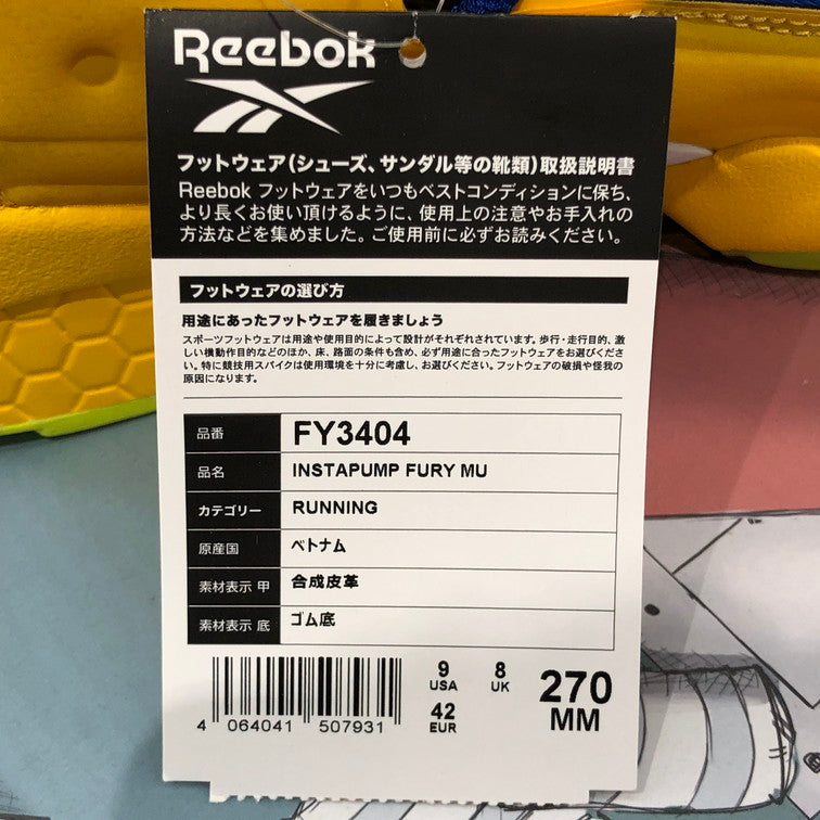 【未使用品】【メンズ】 INSTAPUMP FURY ミニオンズ 162-260421-SY-03-iwa サイズ:27.0 万代Net店