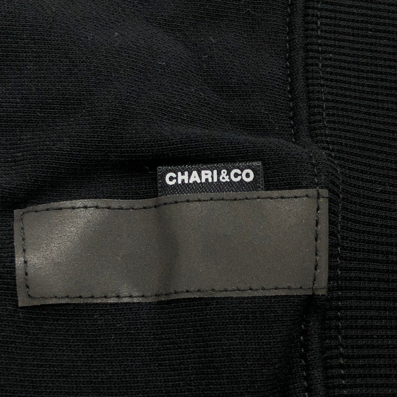 【中古美品】【メンズ】 CHARI&CO チャリアンドコー スウェット トレーナー 長袖 トップス 142-250327-hn-01-fur サイズ:XL カラー:ブラック 万代Net店