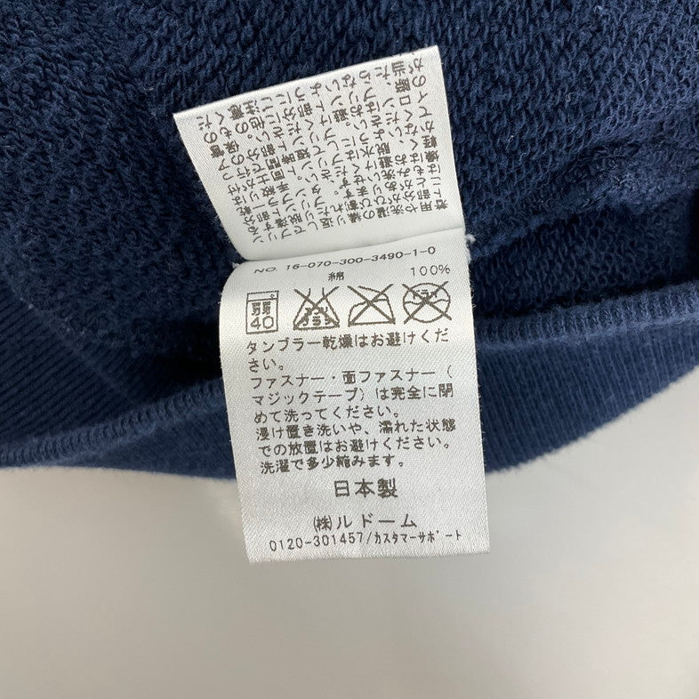 【中古品】【メンズ】 PARIS SAINT-GERMAIN 75 PSG×エディフィス 日本製 ZIP パーカー 147-260321-SS-04-iwa サイズ:48 カラー:ネイビー 万代Net店